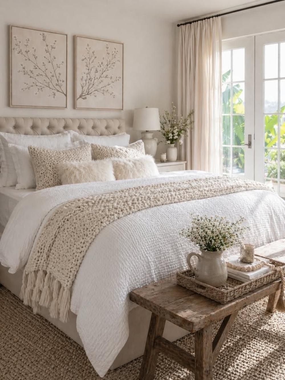 New Waffle Weave Duvet Bedding Set